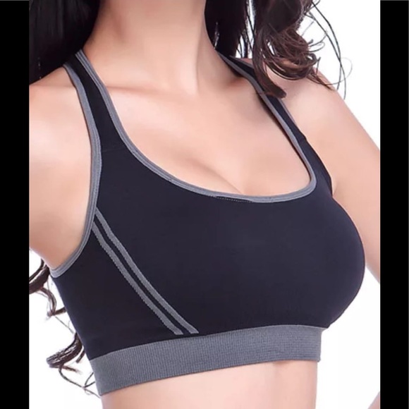 colors High Stretch Breathable Sports Bra Top Fitness Women Removable Padded - Picture 3 of 8